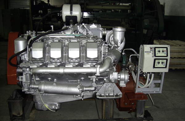 Главный судовой двигатель ТМЗ 8481.10-250С (V8)